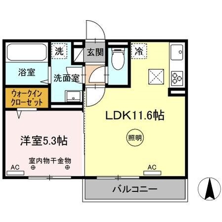 D-ROOM　SPERANZAの物件間取画像